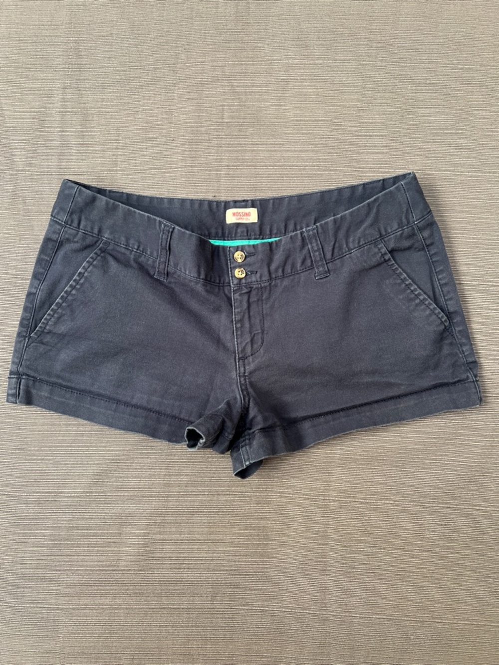 Mossimo Supply Co. Navy Cotton Blend Shorts SZ 9